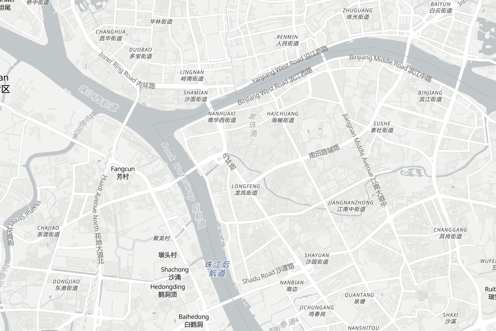 CityOS 广州城市地图底图