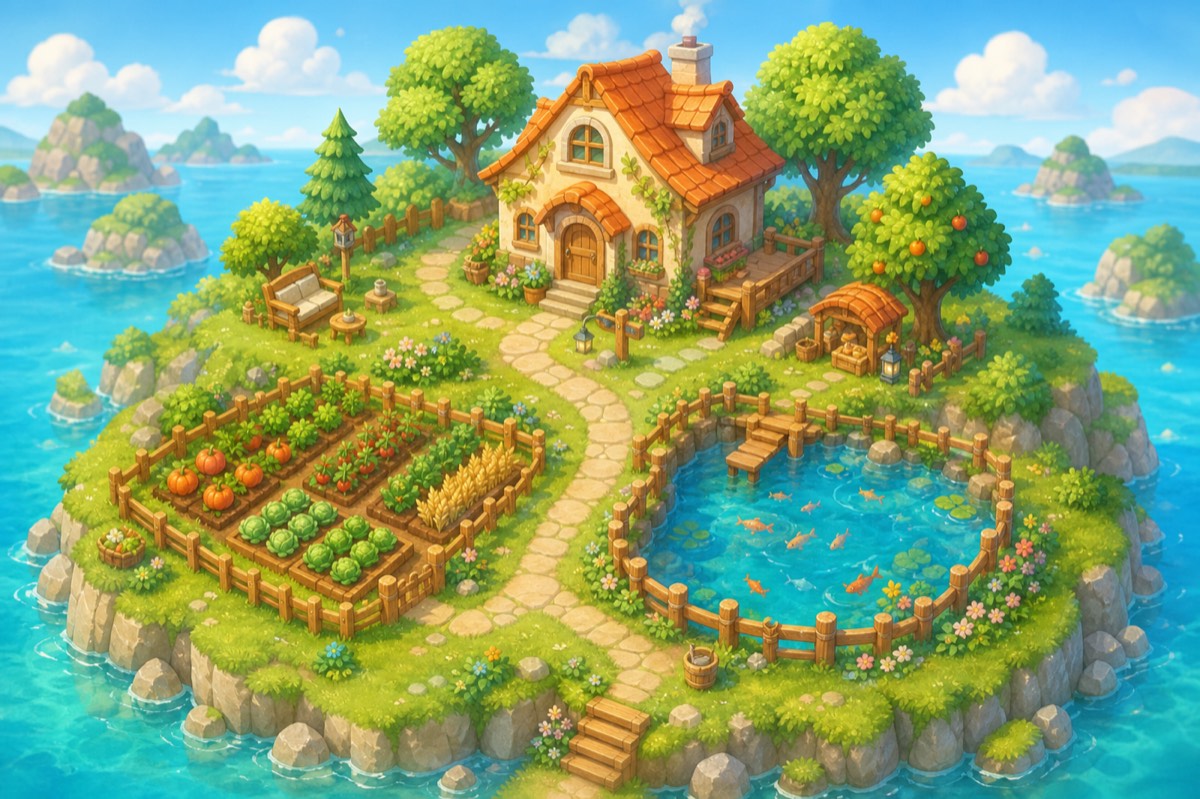 Health World 海岛家园场景